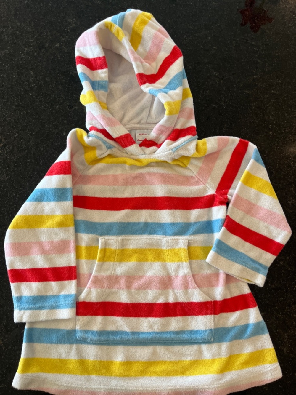 Hanna Andersson Terry Striped Hooded Tunic